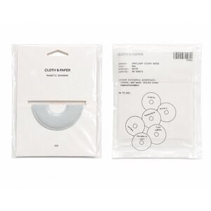 Cloth & Paper (C&P) Magnetic Bookmark and Spotlight Sticky Notes Ash Matte Set